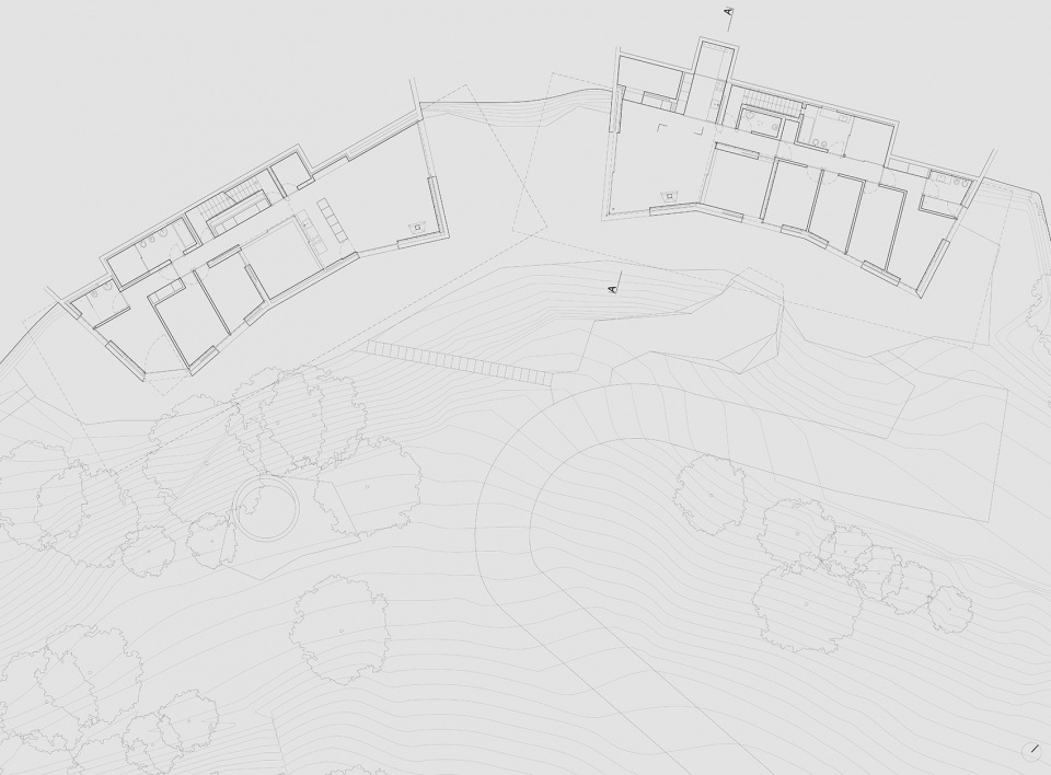 twin house by extrastudio