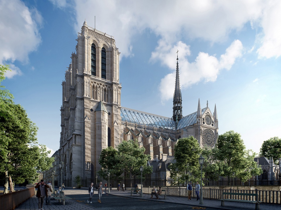 notre dame rebuild concept by miysis