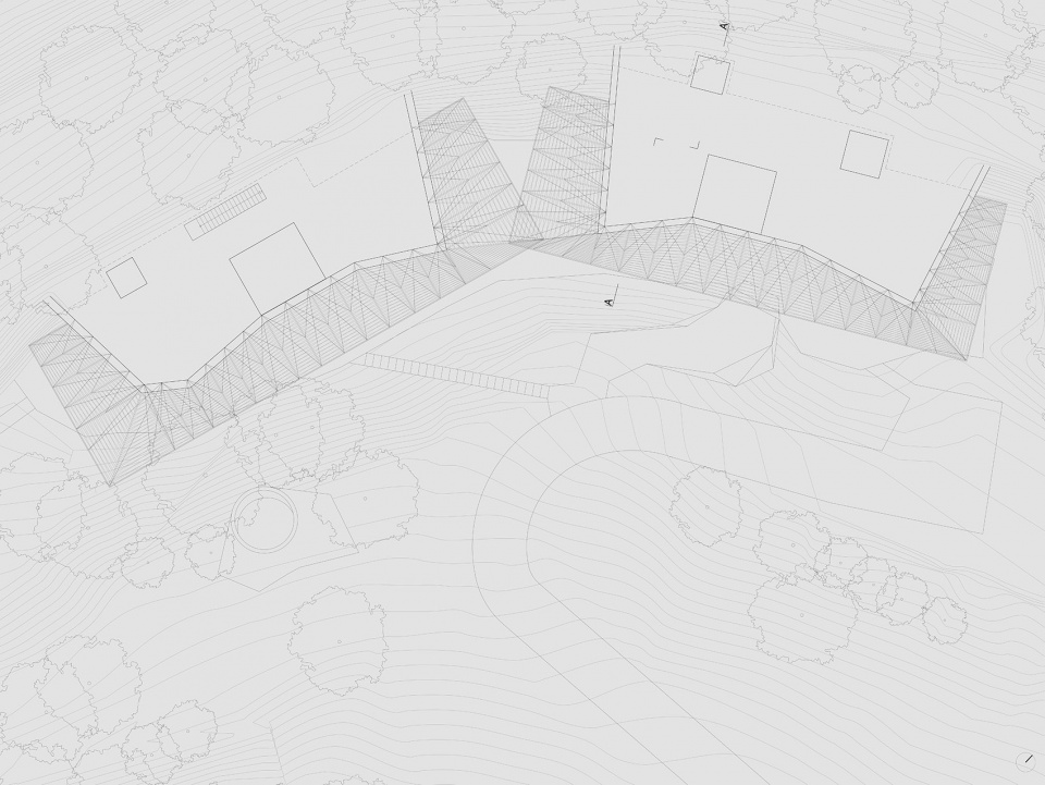 twin house by extrastudio