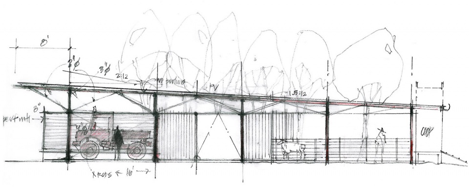 SAXUM VINEYARD EQUIPMENT BARN by Clayton Little