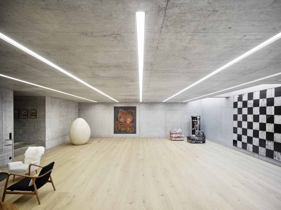 extension house grieder swarovski by afgh architects