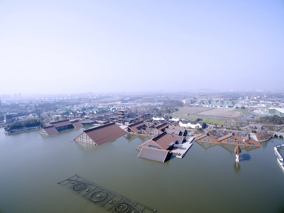shanghai songjiang guangfulin site cultural exhibition hall china by ccdi
