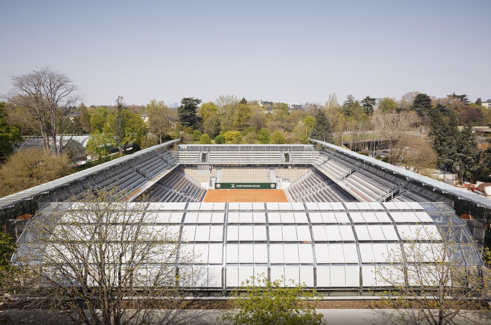 simonne mathieu tennis court by marc mimram