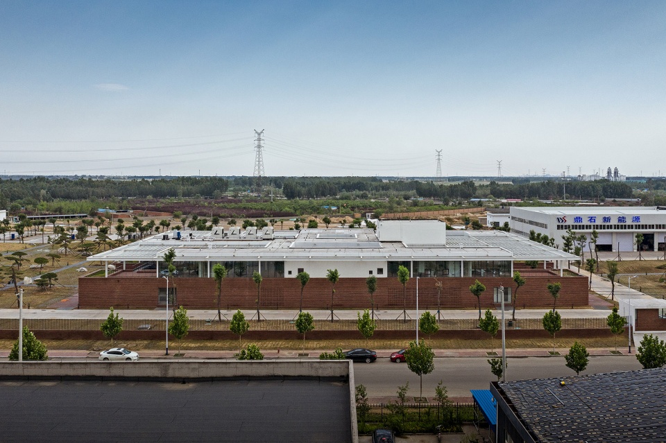 dingshi logistics office building china by archstudio