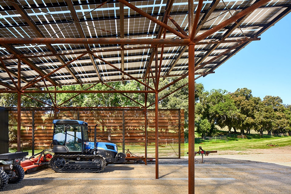 SAXUM VINEYARD EQUIPMENT BARN by Clayton Little