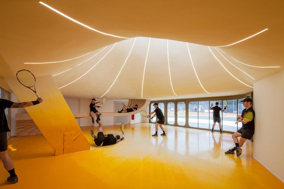 Tennis Club in Strasbourg France by Paul Le Quernec 960x640
