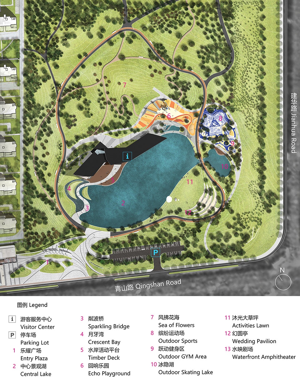 baotou wanke central park china by zap