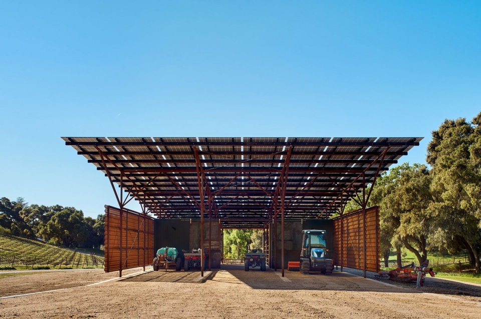 SAXUM VINEYARD EQUIPMENT BARN by Clayton Little
