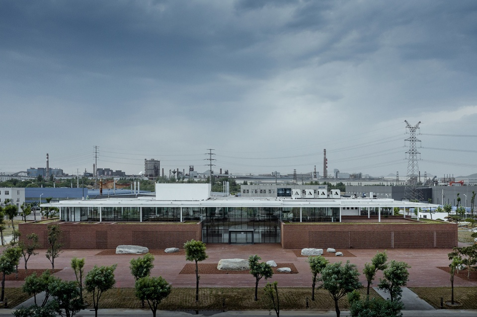 dingshi logistics office building china by archstudio