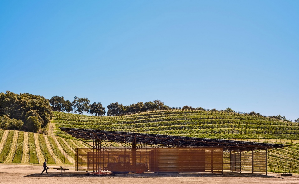 SAXUM VINEYARD EQUIPMENT BARN by Clayton Little