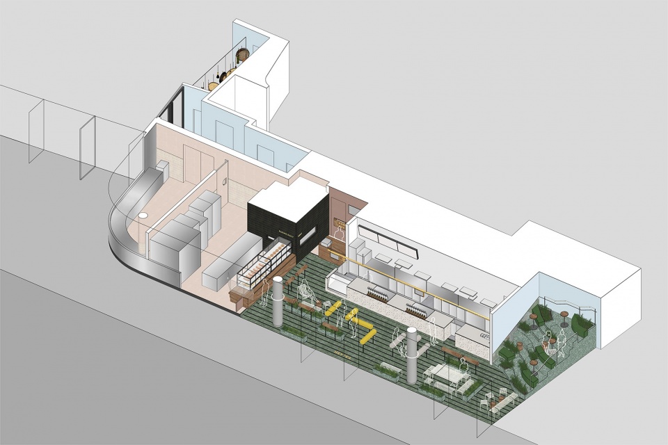 heytea bakery hangzhou guoda plaza in zhejiang china by nota architects
