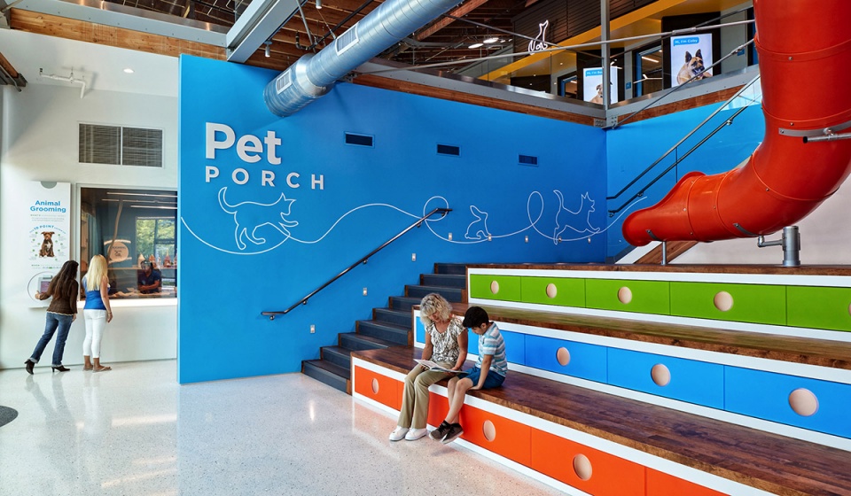 annenberg petspace by swatt miers architects