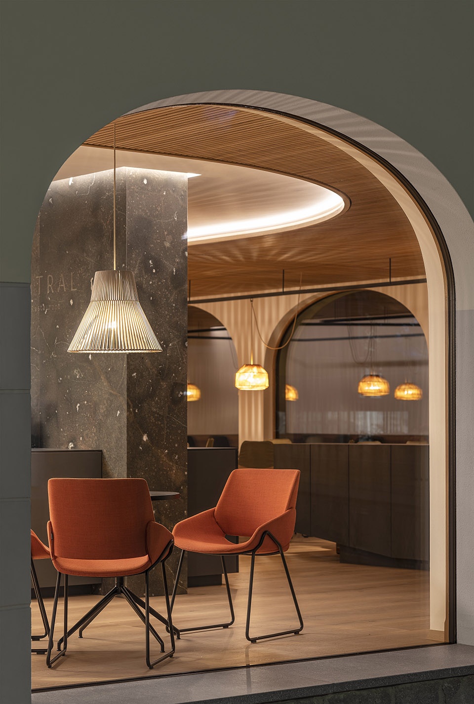 zentral cafe restaurant by messner architects
