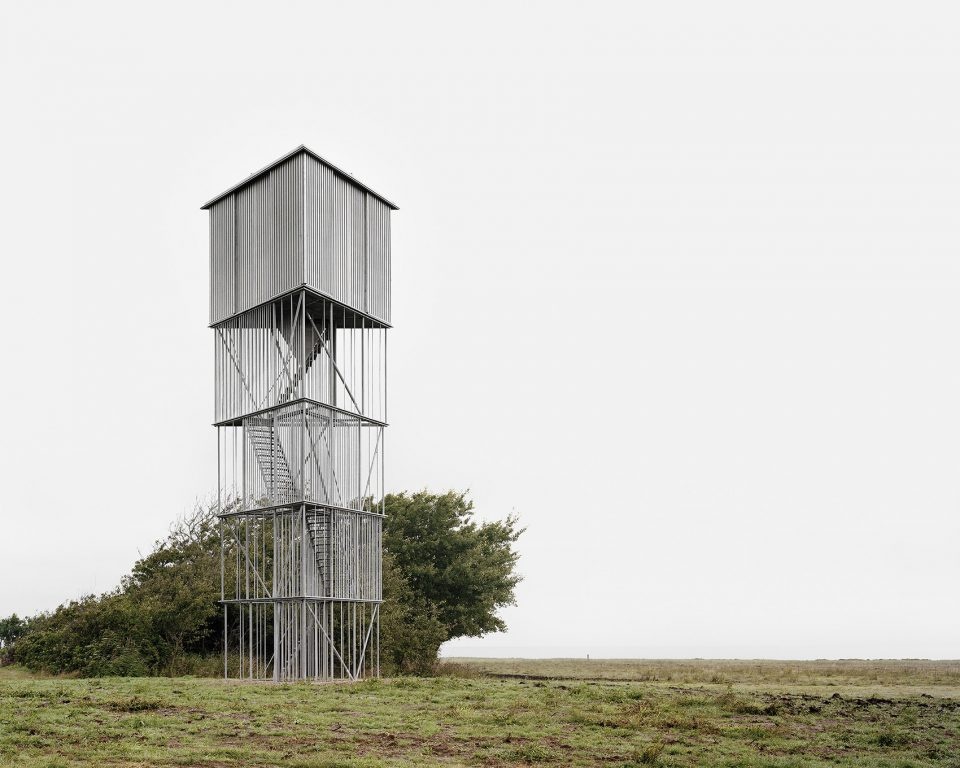 Tipperne bird sanctuary Instruments in the landscape Tower by Johansen Skovsted Arkitekter 960x768