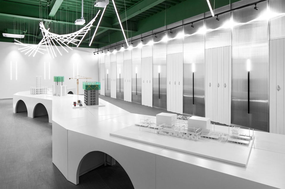 the assembly building exhibition hall of of sicc china by narmal design
