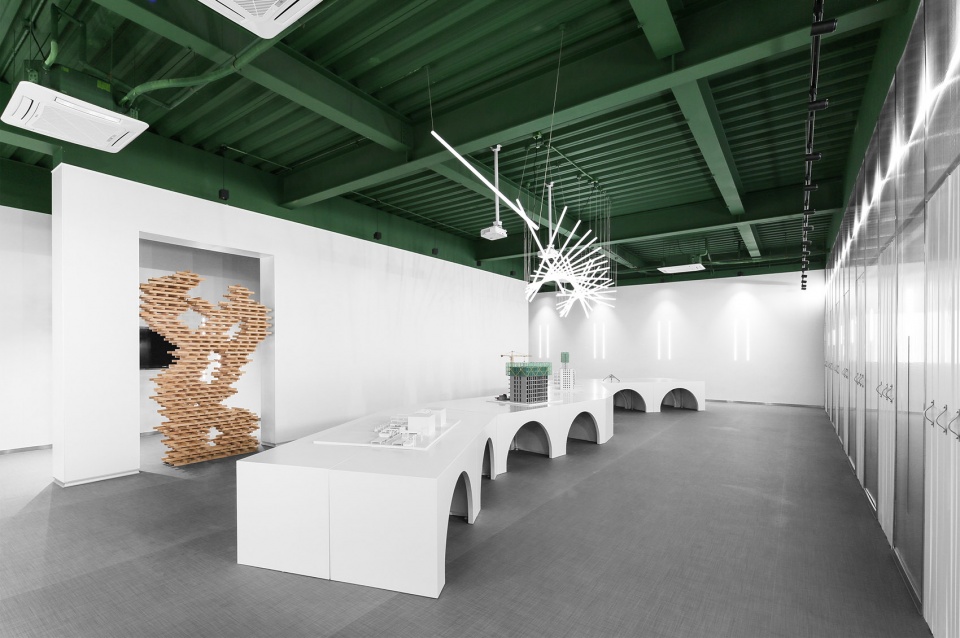 the assembly building exhibition hall of of sicc china by narmal design