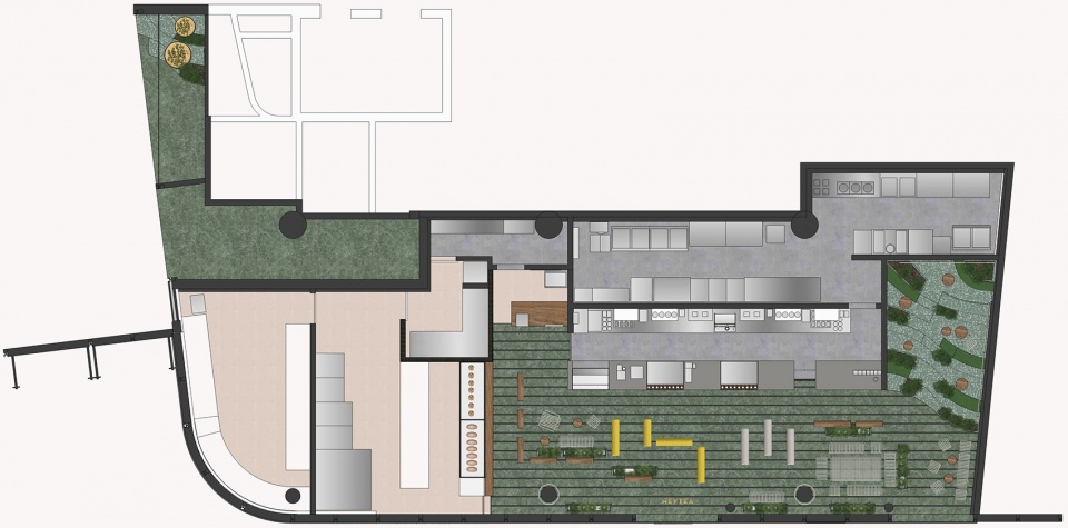 heytea bakery hangzhou guoda plaza in zhejiang china by nota architects