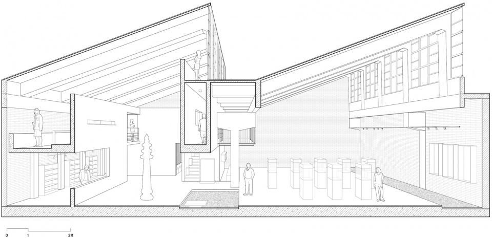 bu zaifang art space china by wall architects of xauat