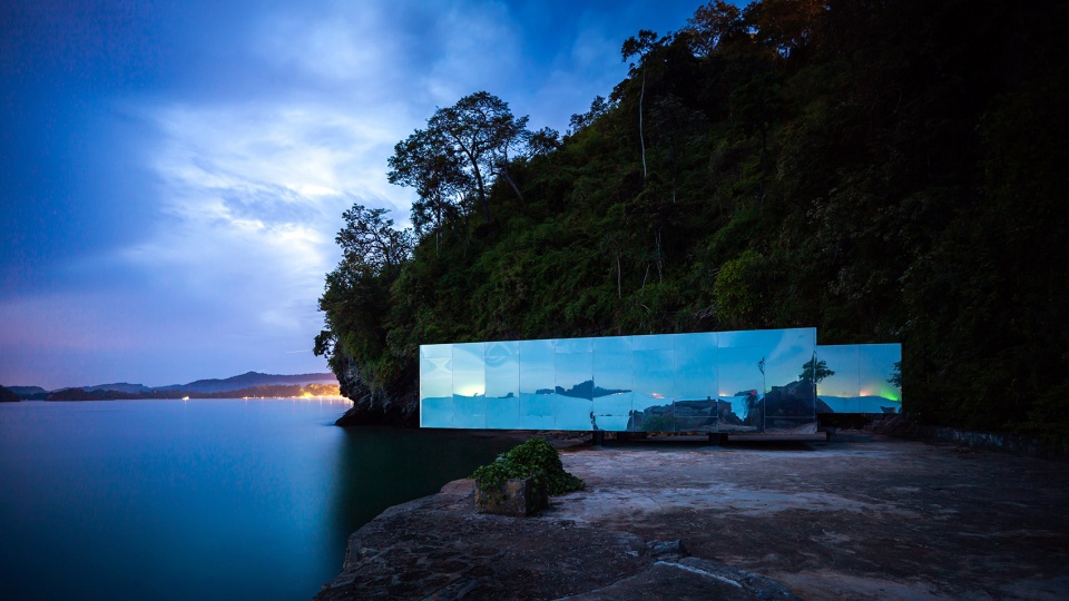 no sunrise no sunset pavilion by kamin lertchaiprasert walllasia