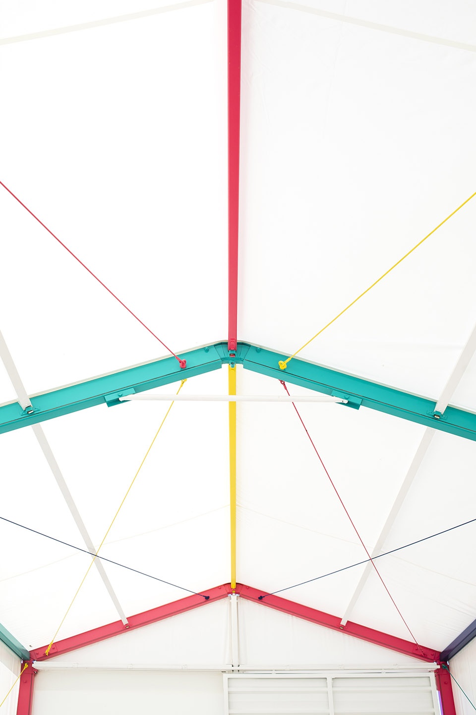 multicolor pavilion by martin pelaez
