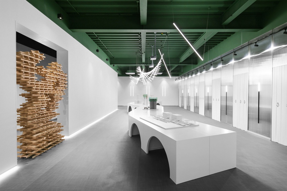 the assembly building exhibition hall of of sicc china by narmal design