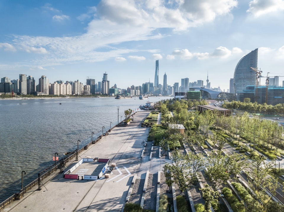 public space of yangpu riverfront south section phase ii china by daguan landscape design