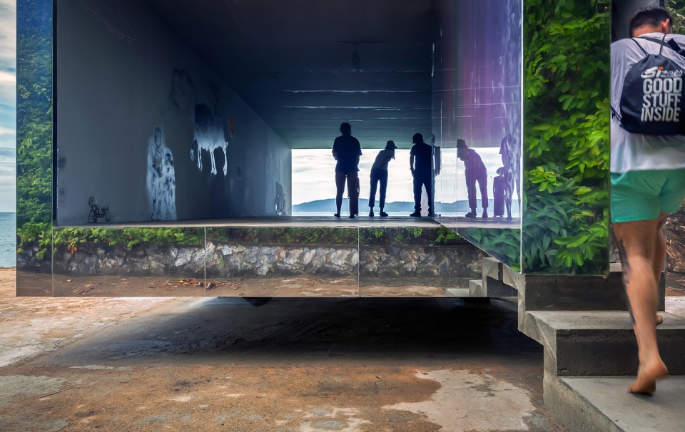 no sunrise no sunset pavilion by kamin lertchaiprasert walllasia
