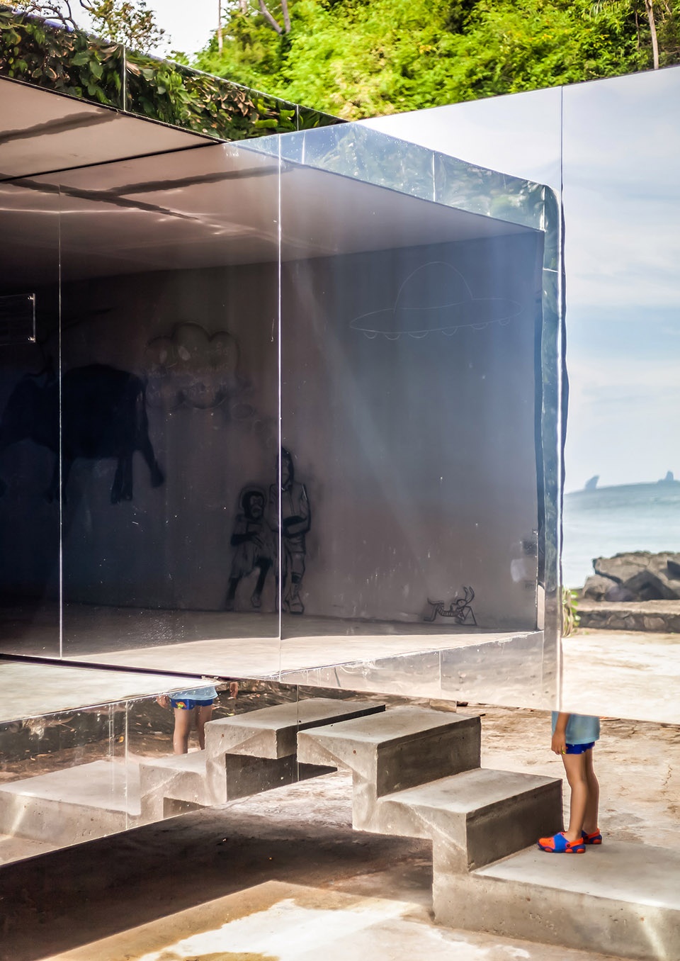 no sunrise no sunset pavilion by kamin lertchaiprasert walllasia
