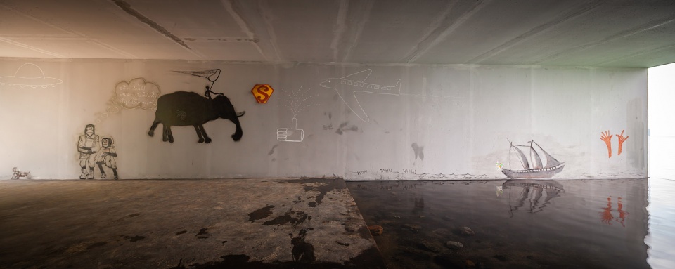 no sunrise no sunset pavilion by kamin lertchaiprasert walllasia