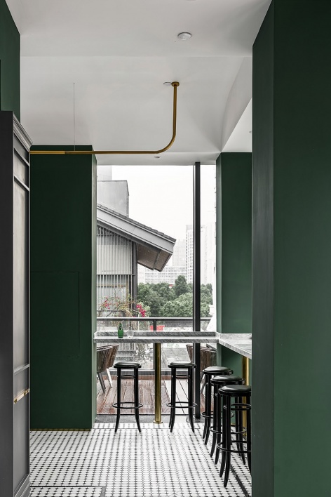 hillside restaurant by geemo studio