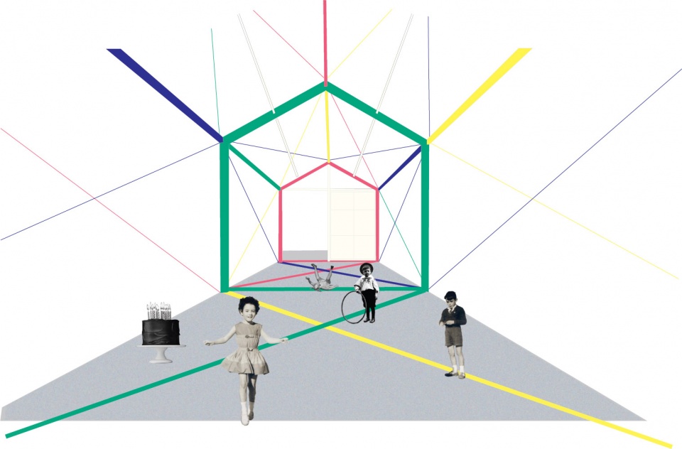 multicolor pavilion by martin pelaez