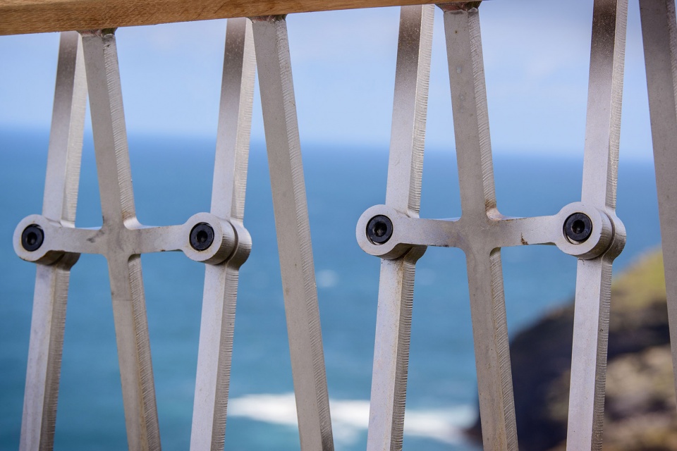 tintagel castle footbridge by ney partners william matthews associates