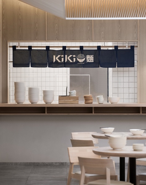 kiki noodle house china by golucci interior architects
