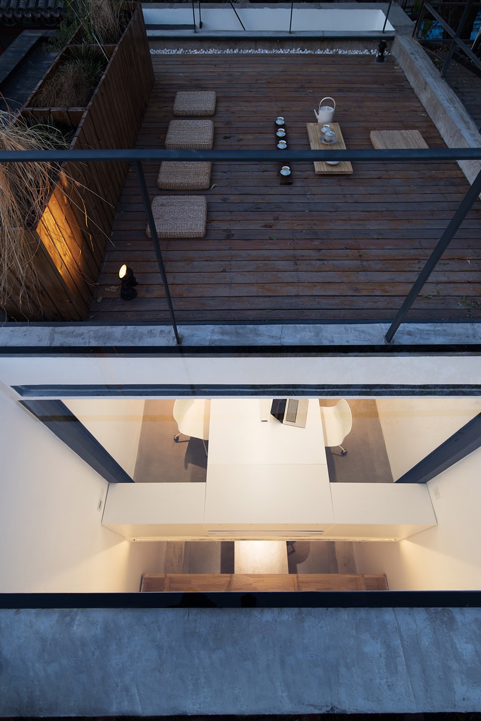 tree courtyard china by atelier jian