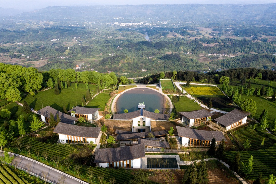 ding xin tea garden,china by chongqing haofeng planning and design group