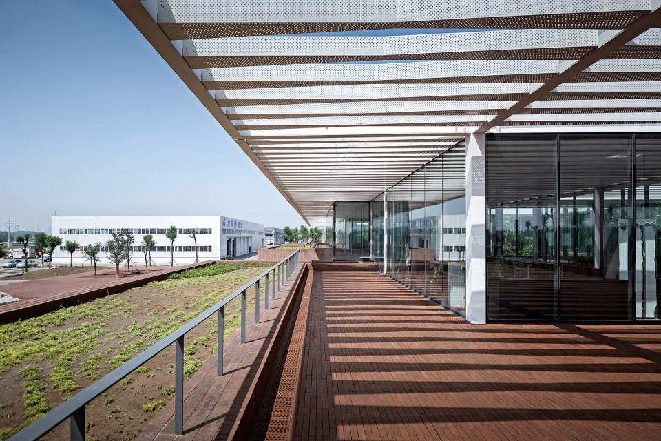 dingshi logistics office building china by archstudio