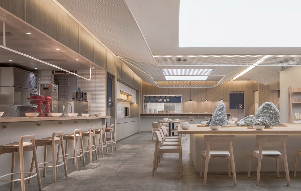 kiki noodle house china by golucci interior architects