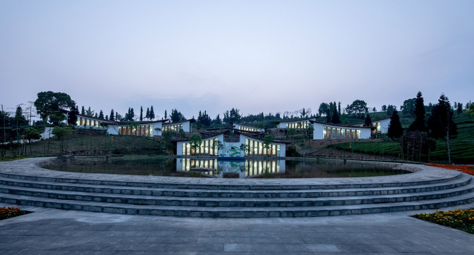 ding xin tea garden,china by chongqing haofeng planning and design group