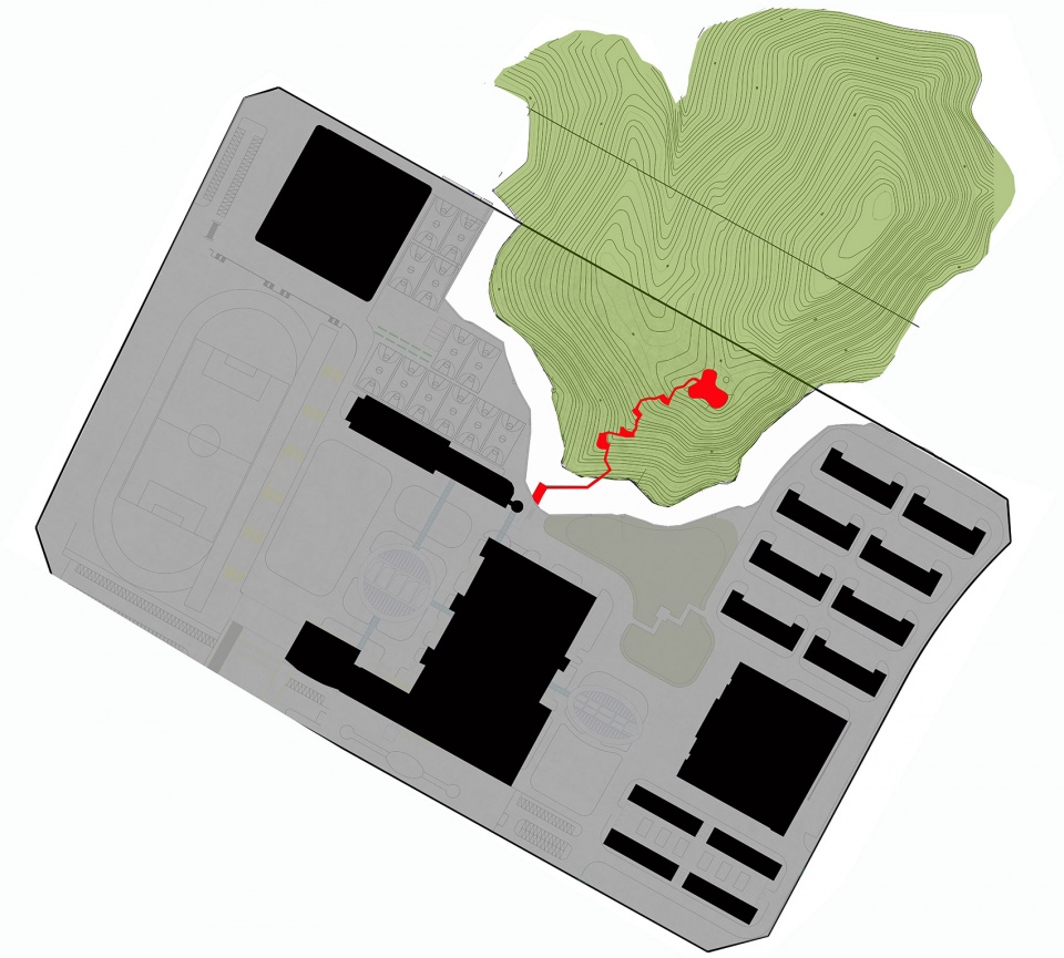 inside the mountain student club of heyuan senior high school by yuanism architects
