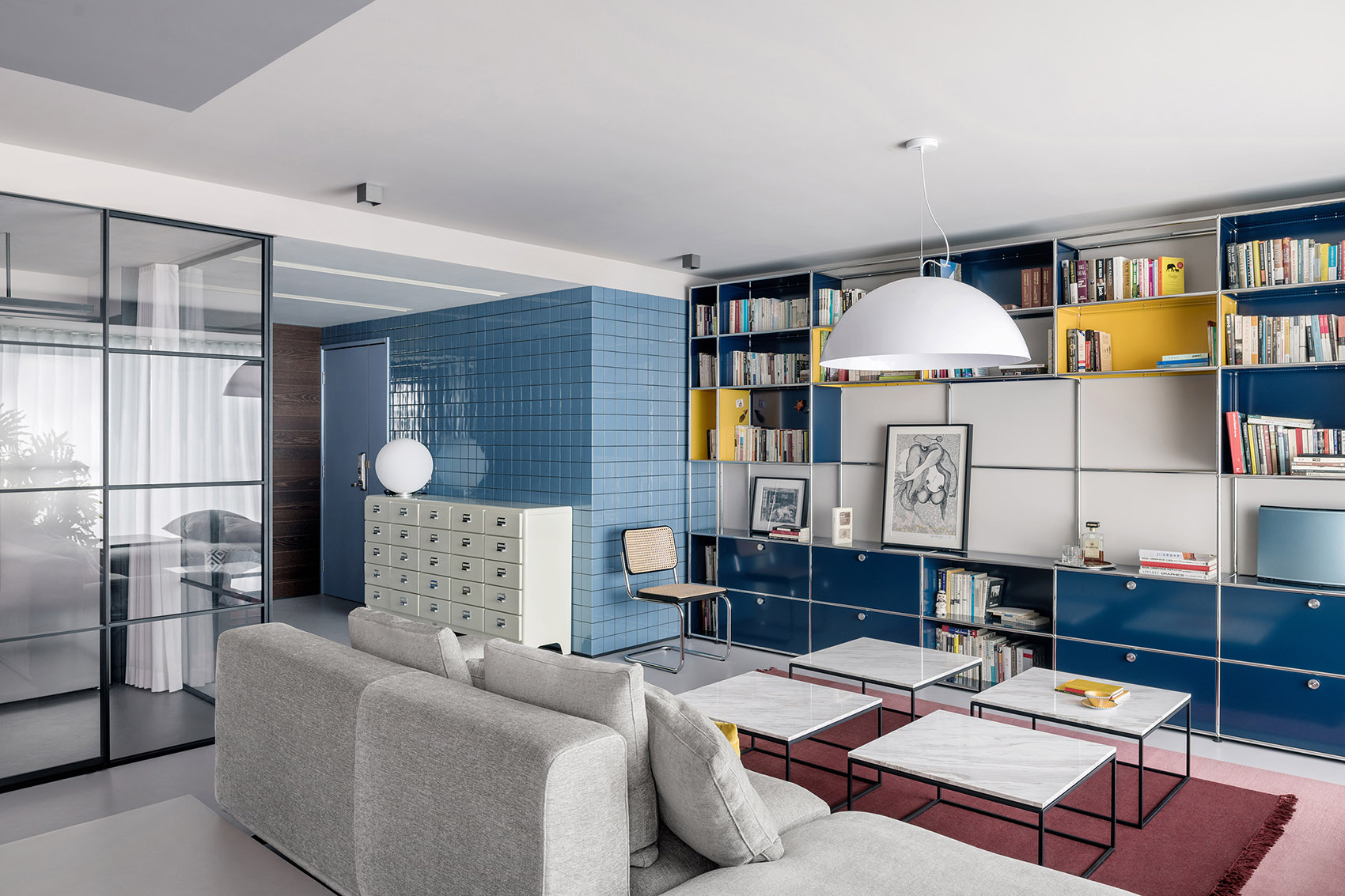 Inside a luxury penthouse in Beijing, China - 88designbox.com