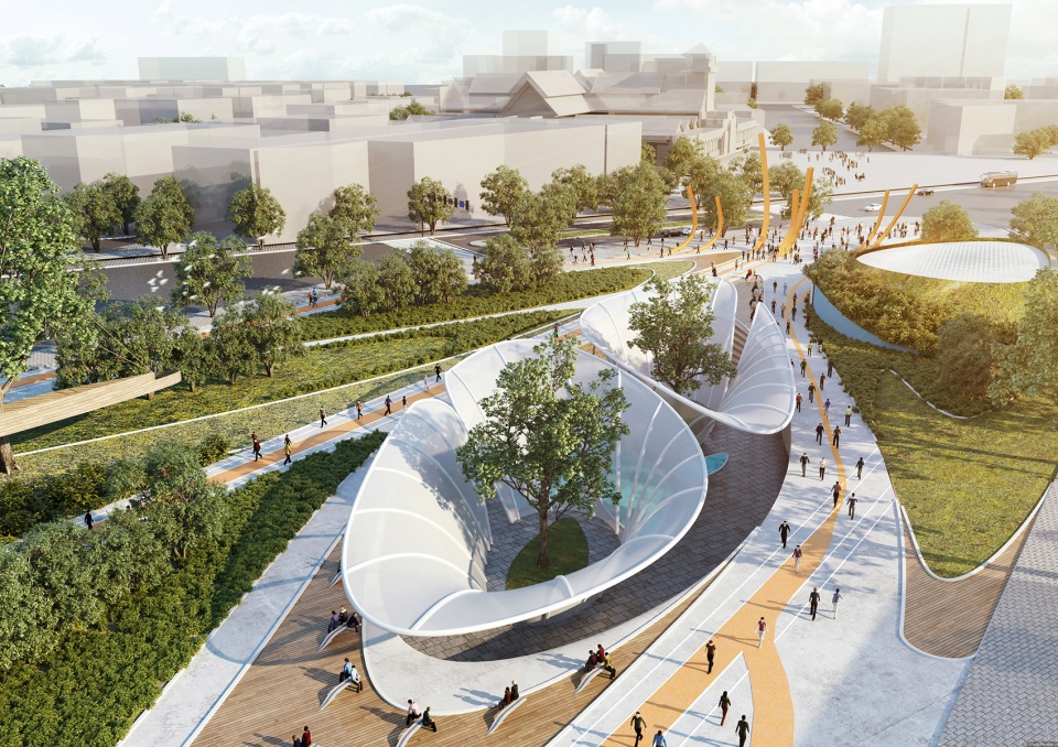 lava aspect studios win central park competition ho chi minh city