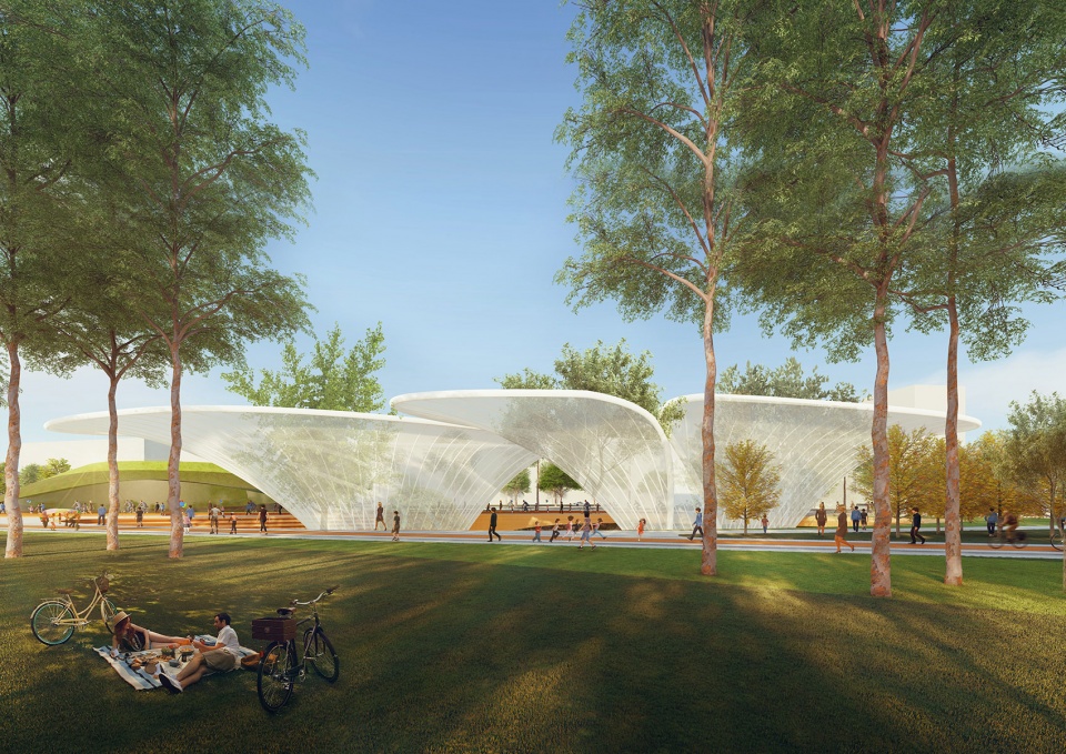lava aspect studios win central park competition ho chi minh city