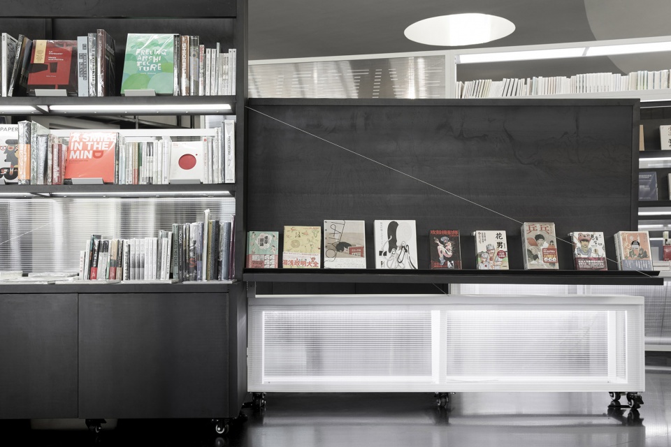 mosaic bookshop pop up store at tank shanghai china by turtlehill design
