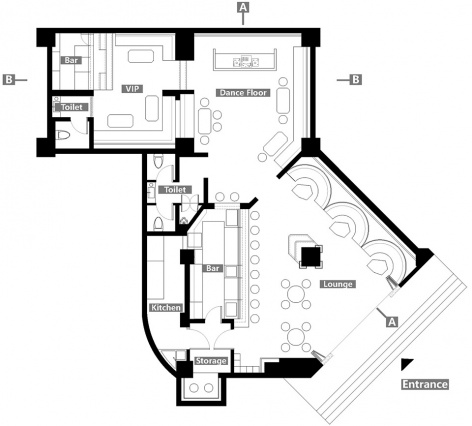 street noise club chian by jh architecture
