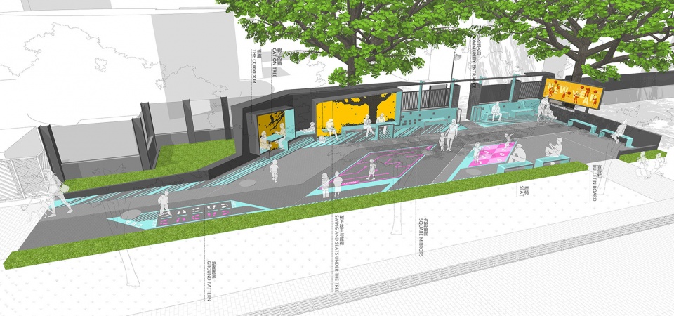 Reconstruction of Dongjiaotou Community Entrance ZIZU STUDIO