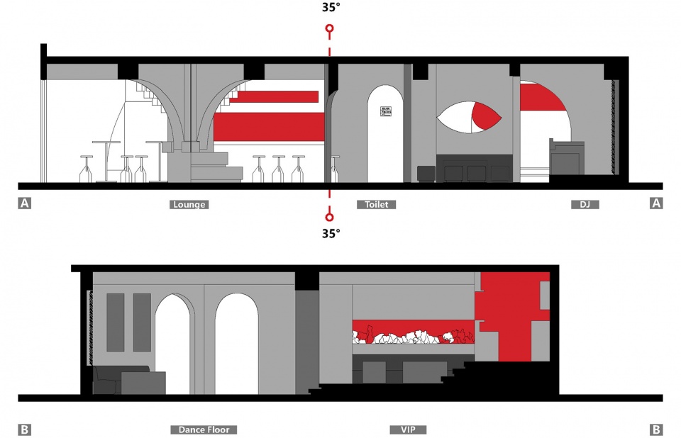 street noise club chian by jh architecture