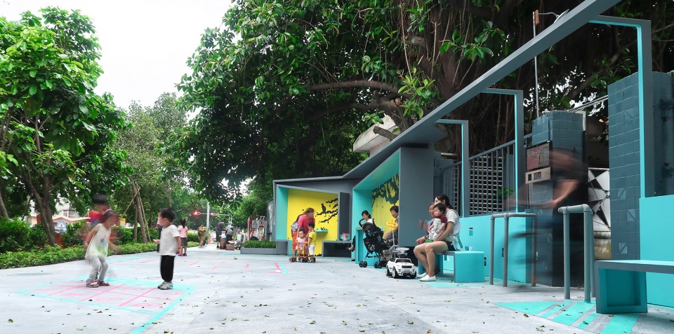Reconstruction of Dongjiaotou Community Entrance ZIZU STUDIO