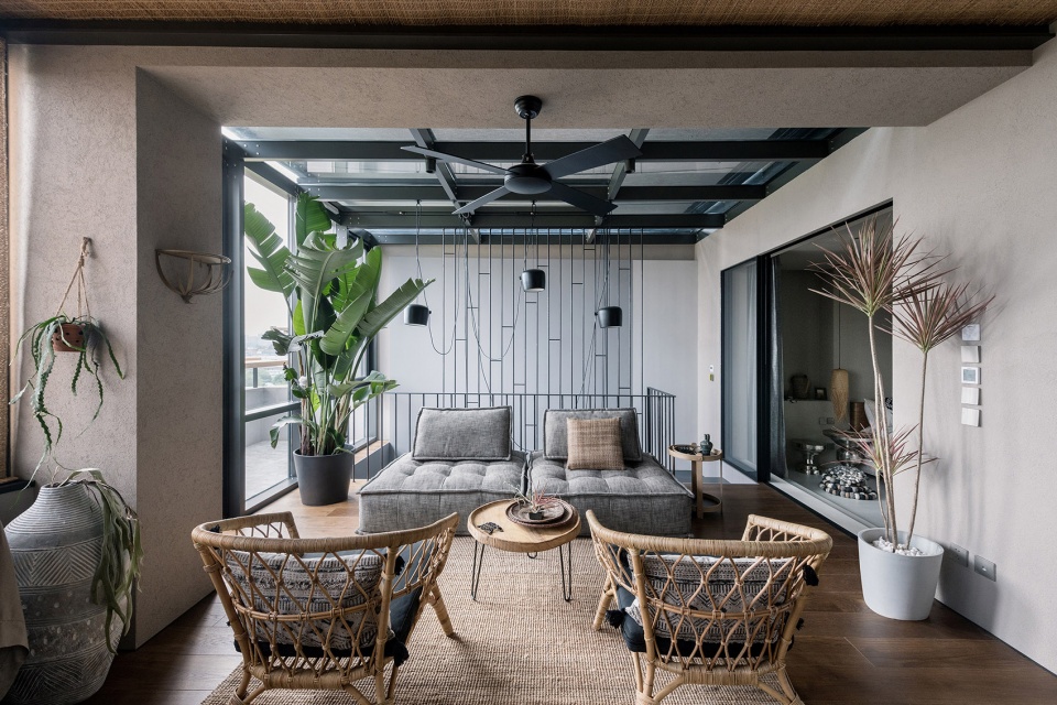 a penthouse in beijing china by is architecture and design