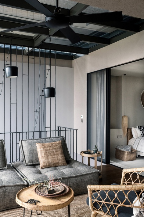 a penthouse in beijing china by is architecture and design