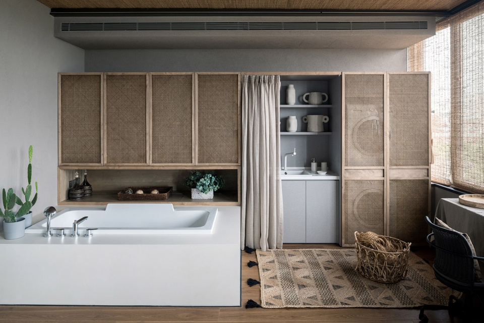 a penthouse in beijing china by is architecture and design
